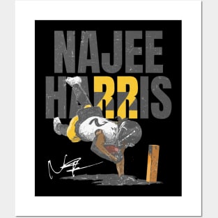 Najee Harris Pittsburgh Pylon Posters and Art